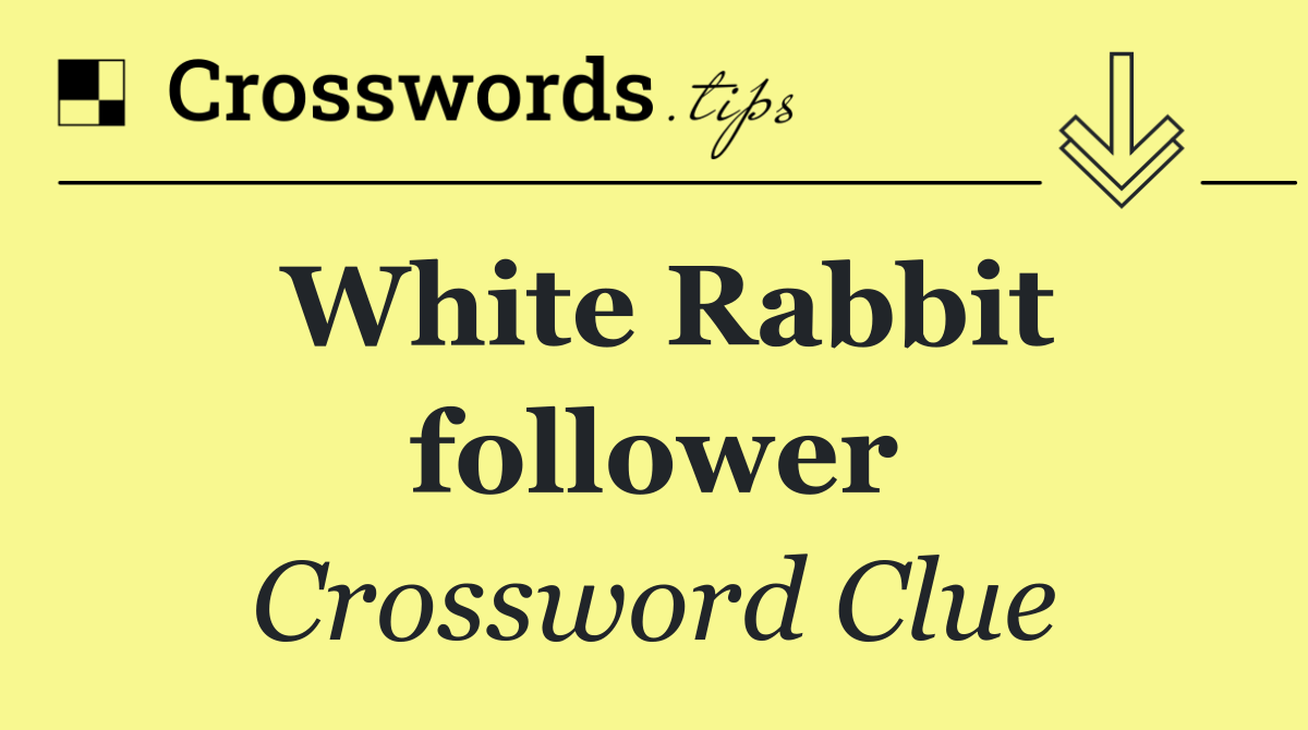 White Rabbit follower