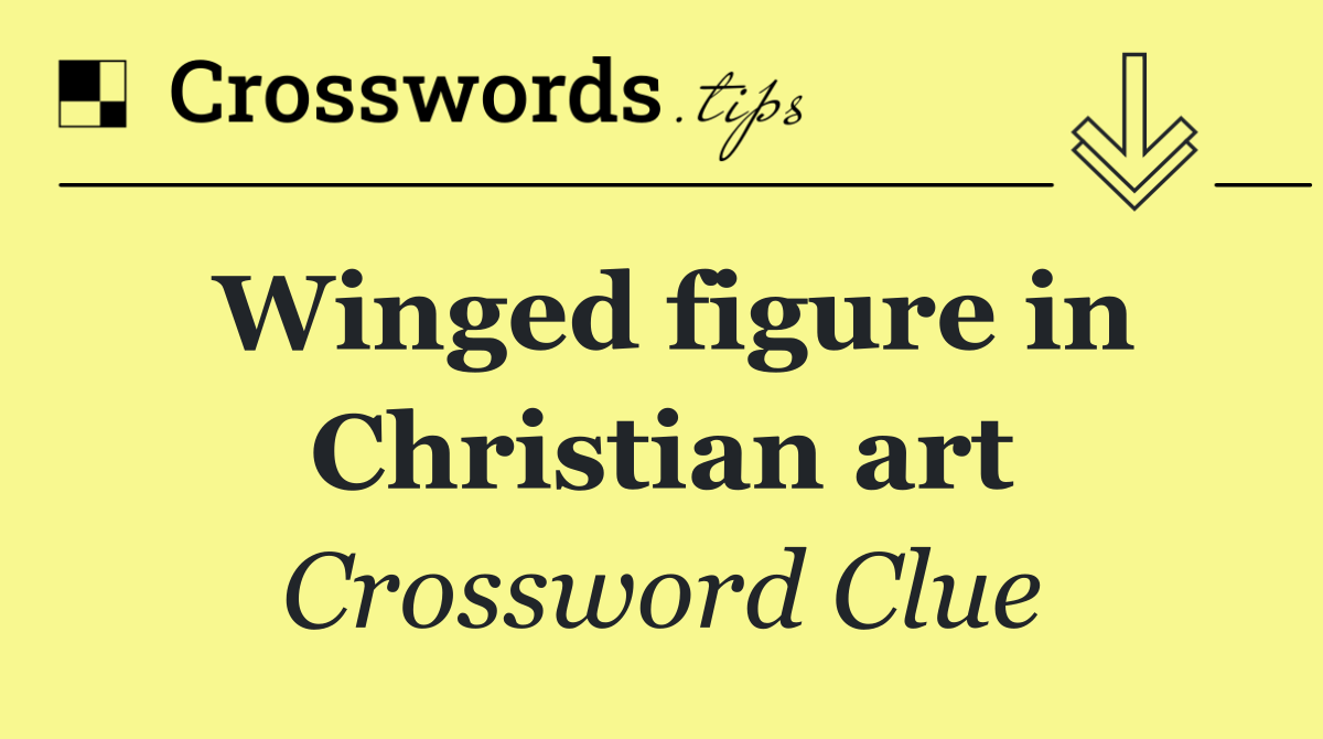 Winged figure in Christian art