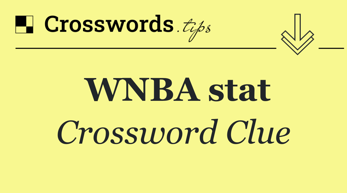 WNBA stat