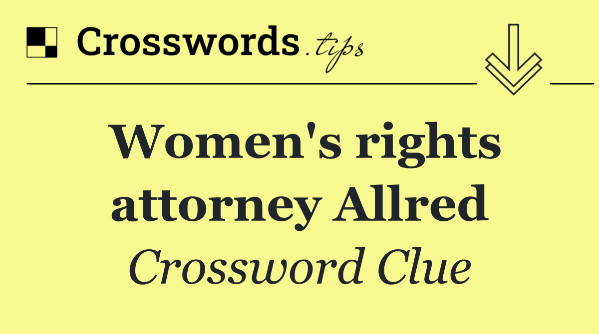 Women's rights attorney Allred