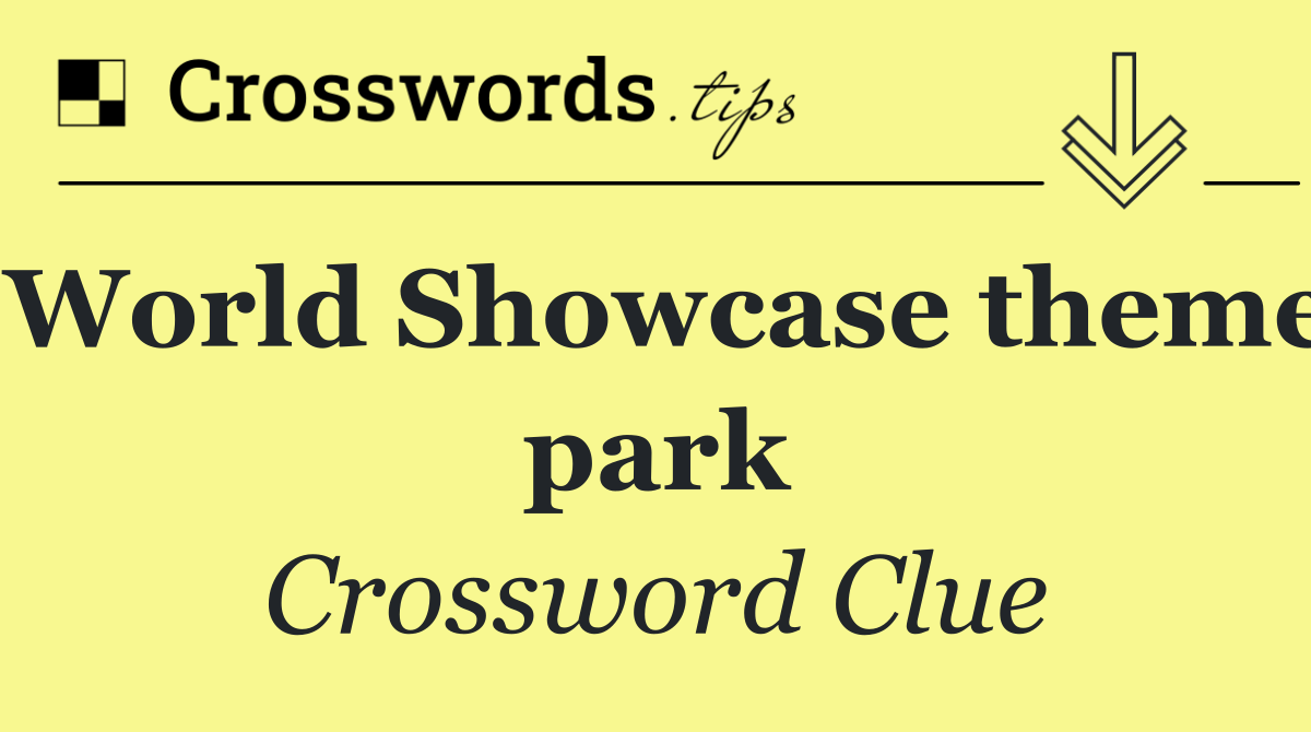 World Showcase theme park