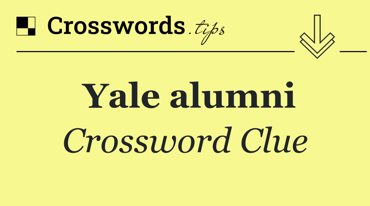 Yale alumni