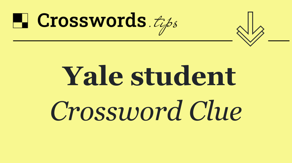 Yale student