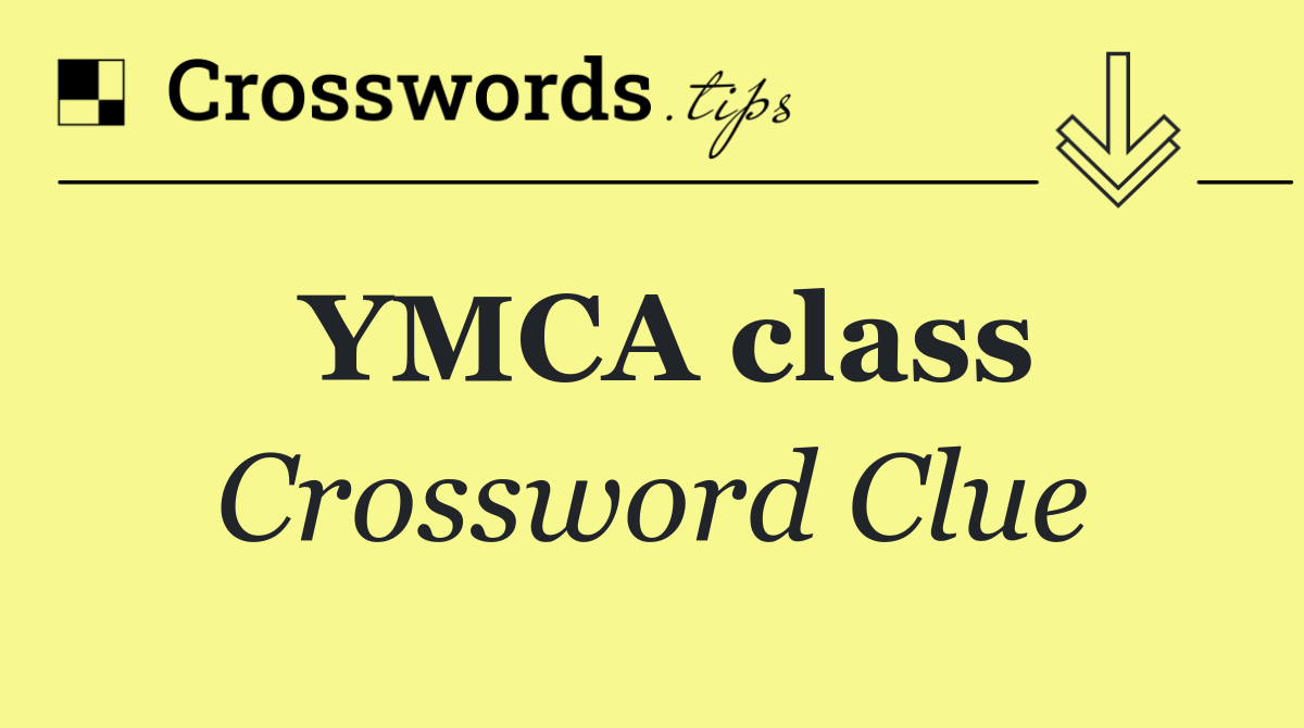 YMCA class