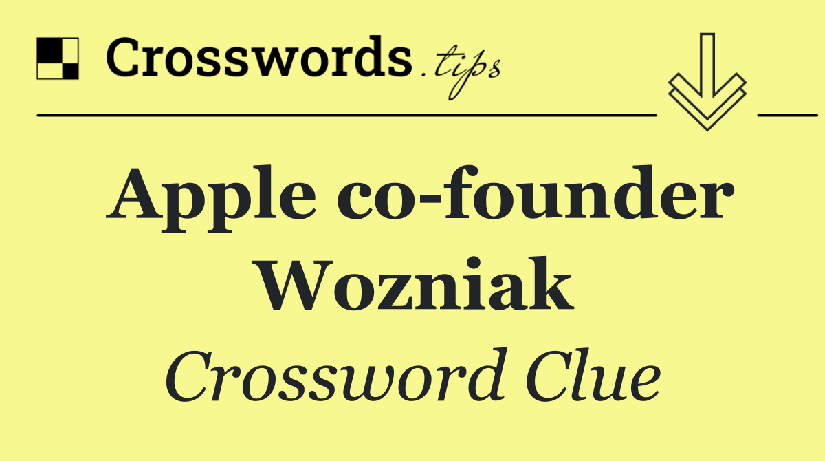 Apple co founder Wozniak