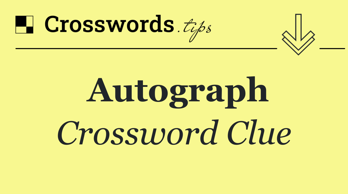 Autograph