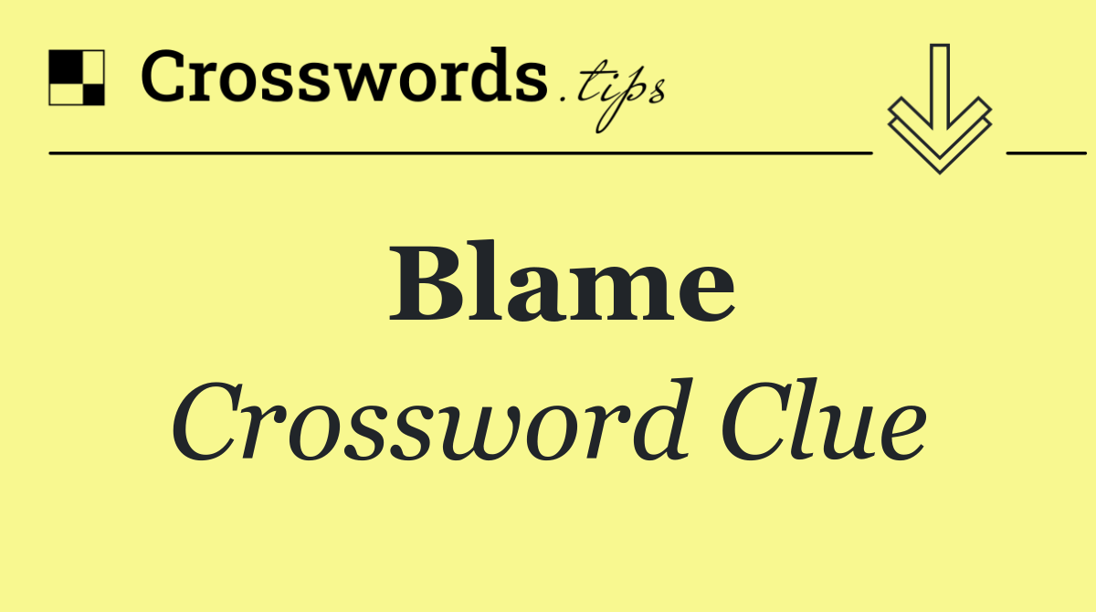 Blame
