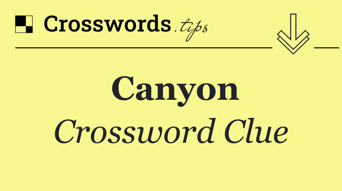 Canyon