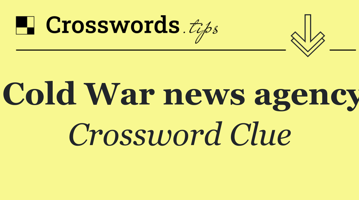 Cold War news agency