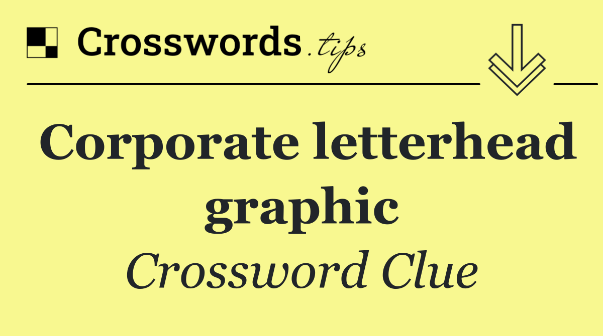 Corporate letterhead graphic