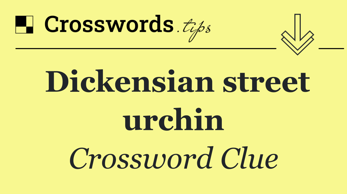 Dickensian street urchin