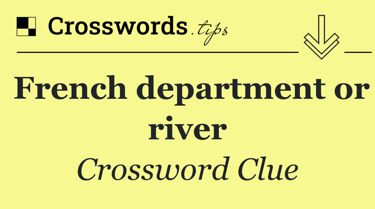 French department or river