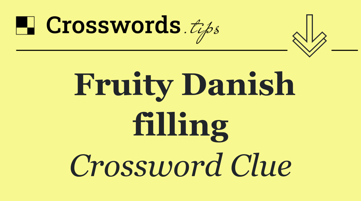 Fruity Danish filling