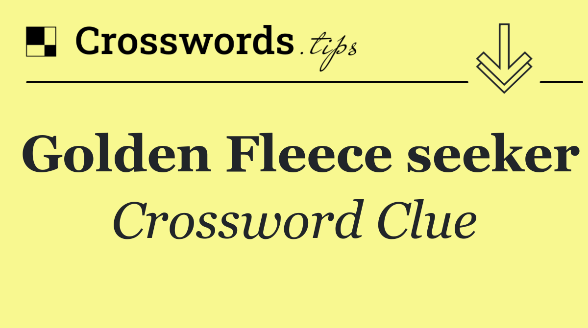 Golden Fleece seeker