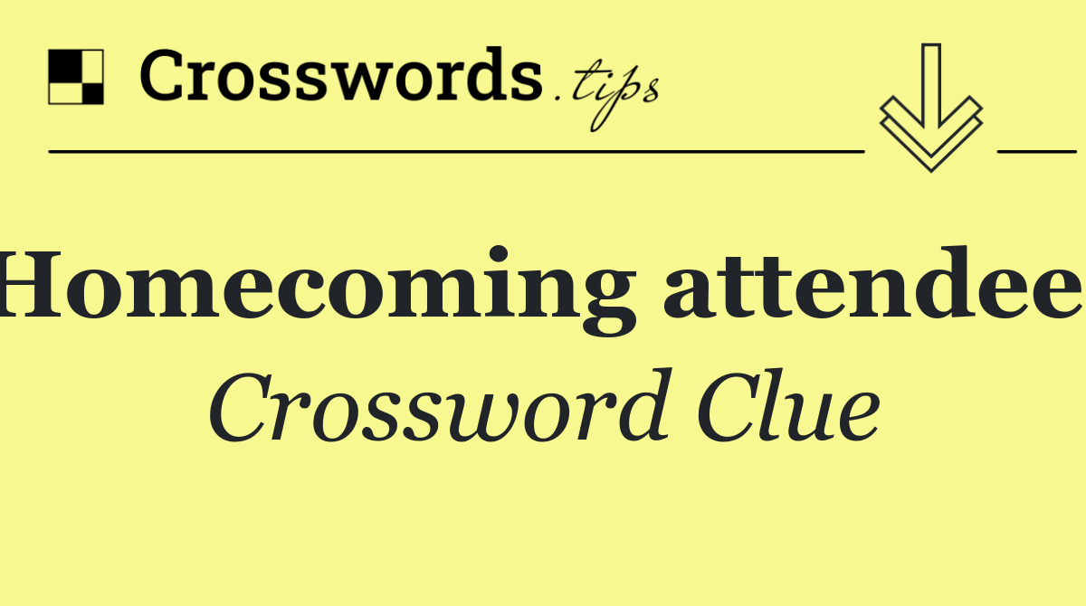 Homecoming attendees