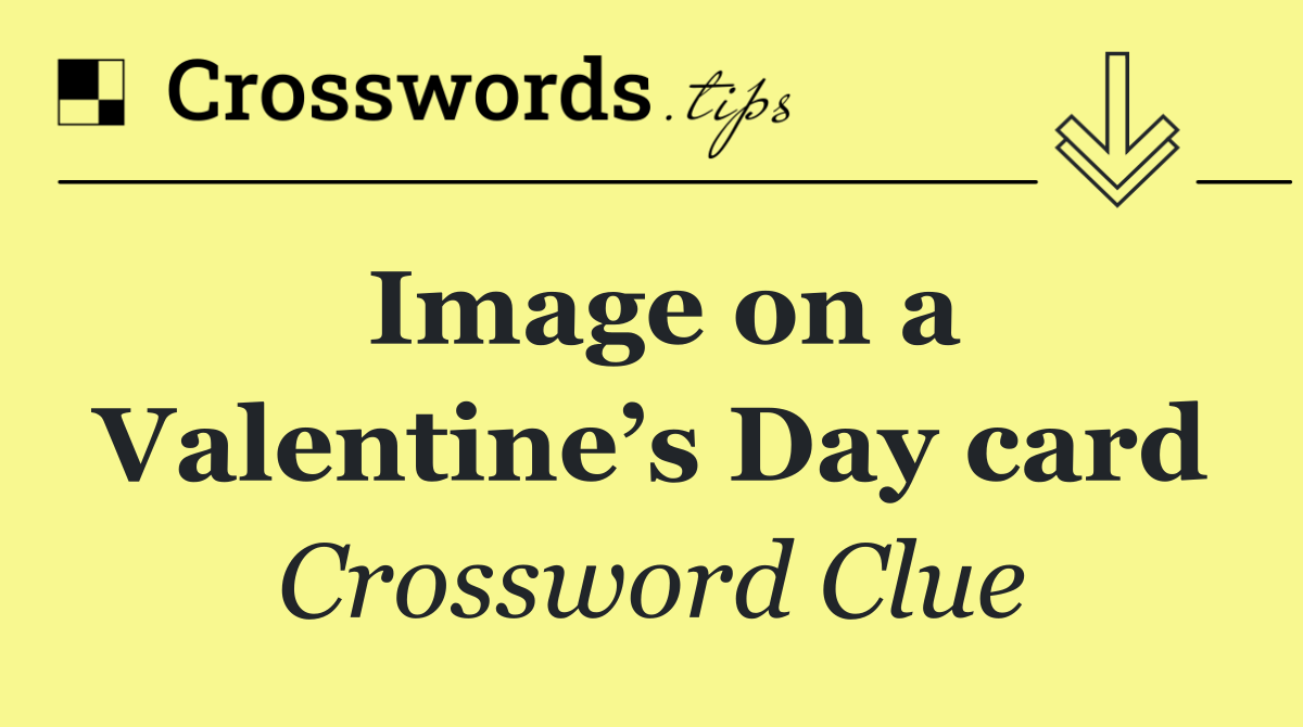 Image on a Valentine’s Day card