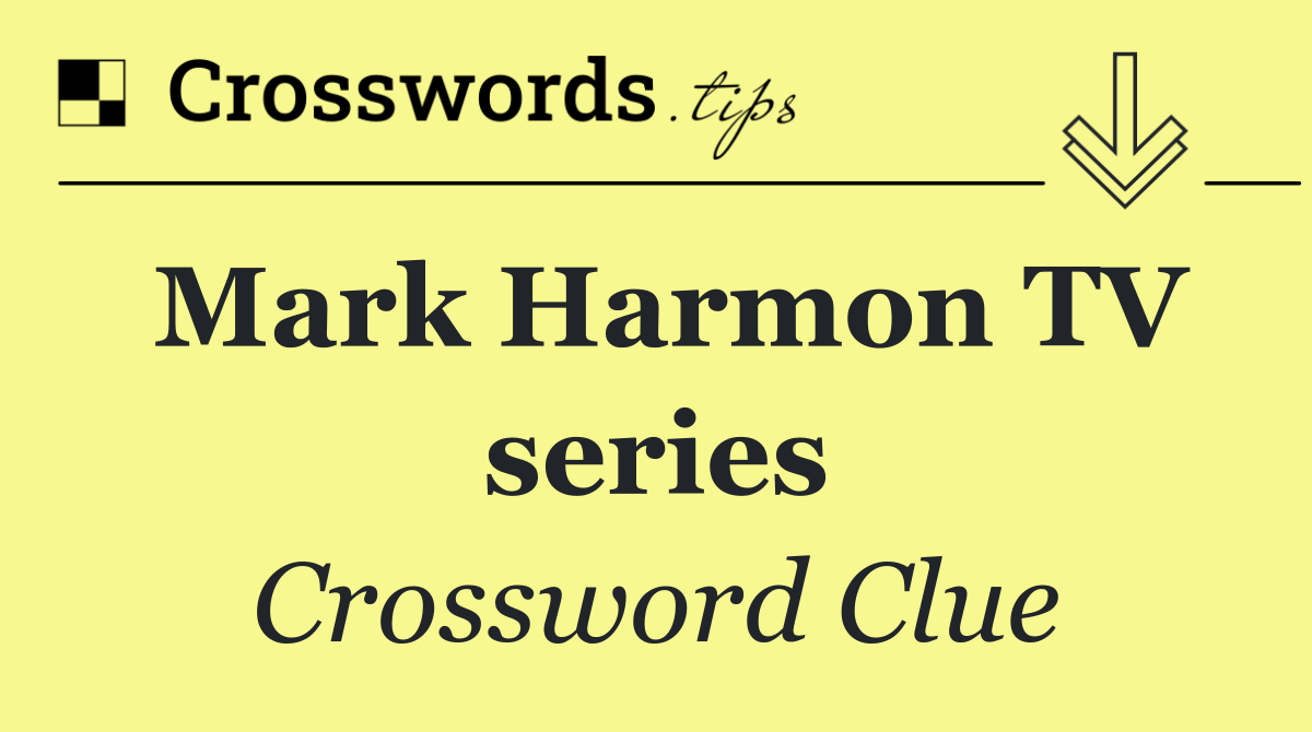 Mark Harmon TV series