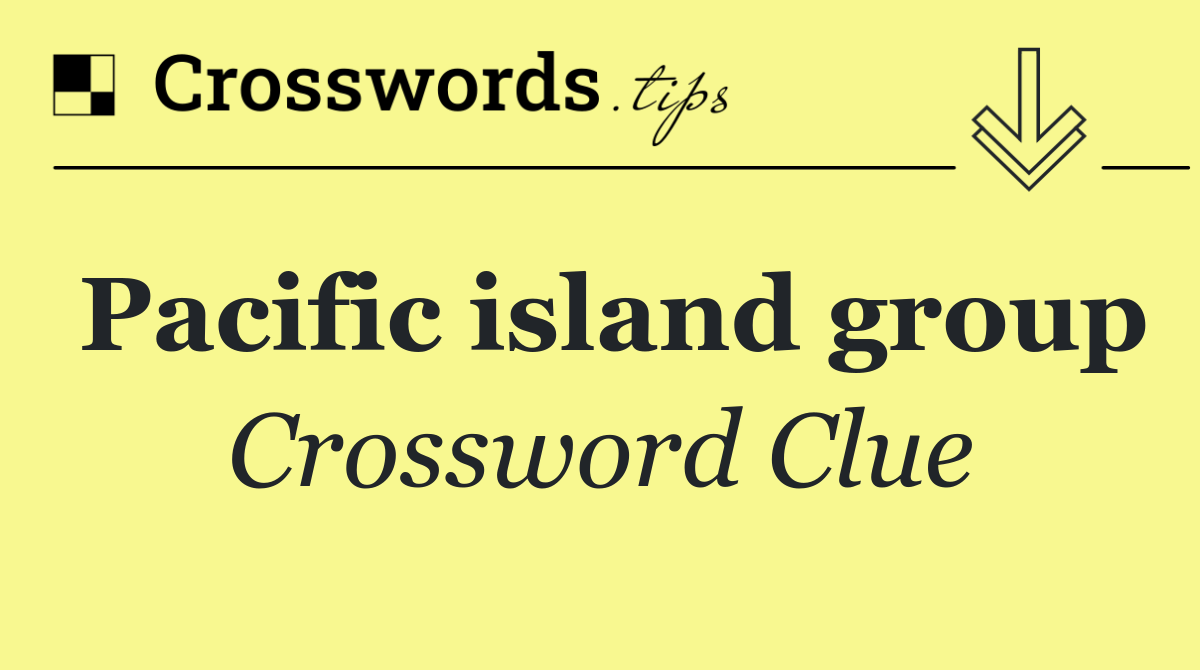 Pacific island group