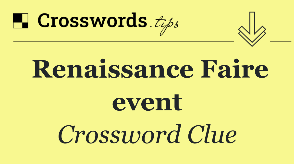 Renaissance Faire event