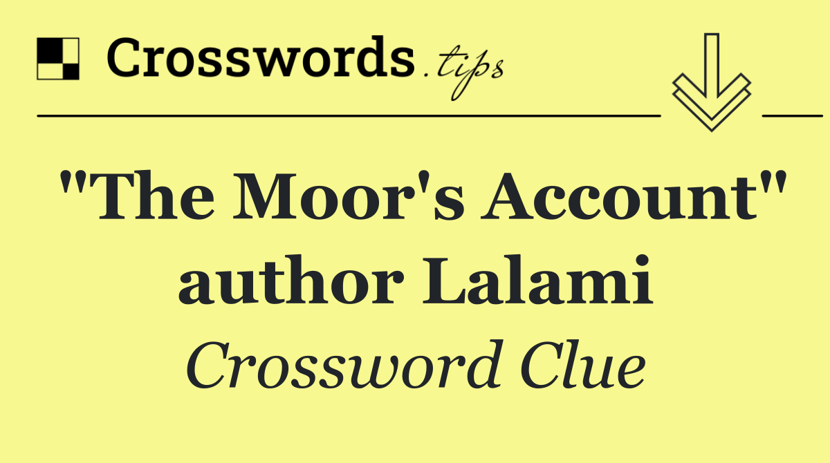 "The Moor's Account" author Lalami