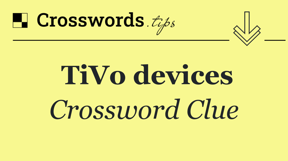 TiVo devices