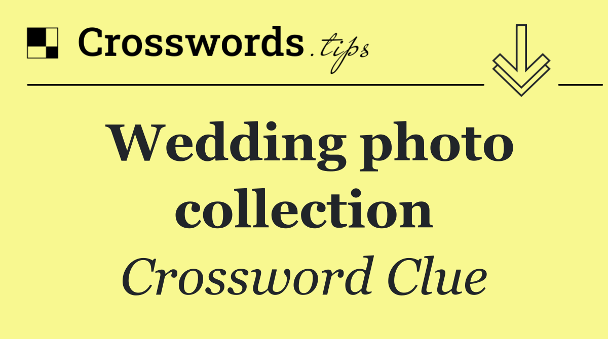 Wedding photo collection