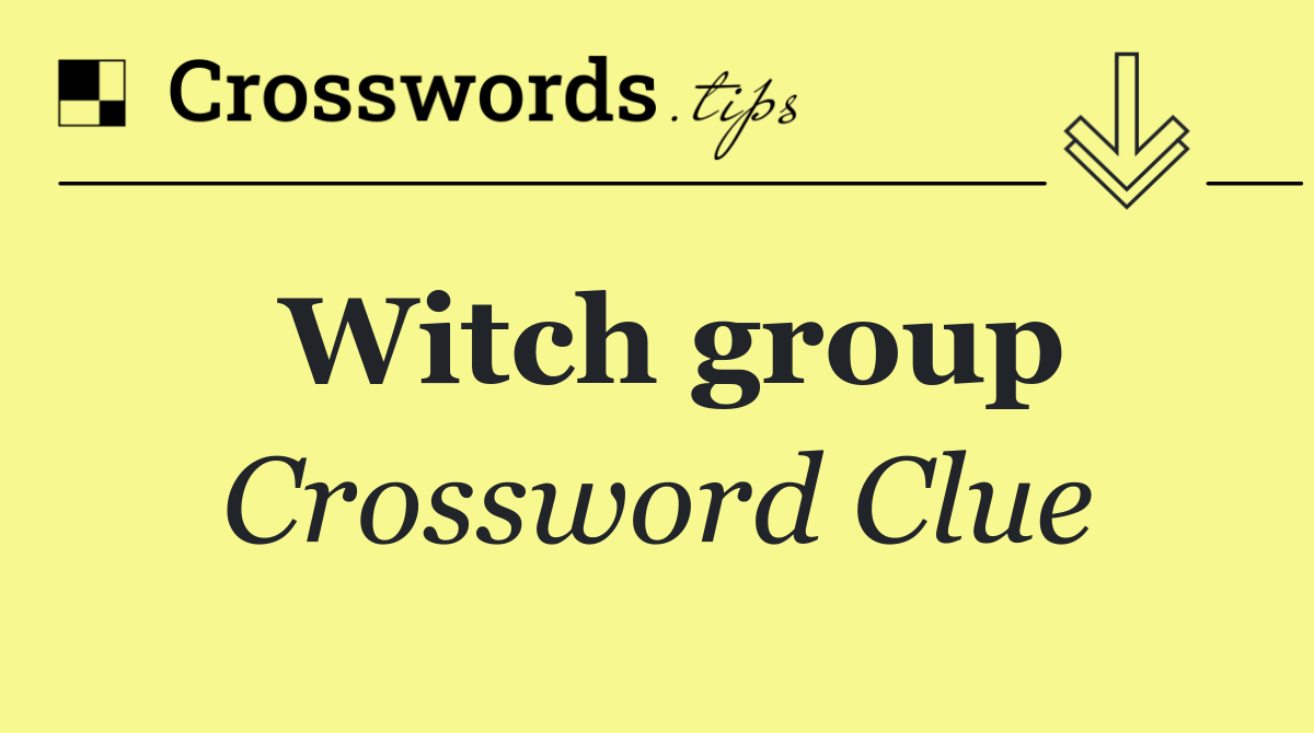 Witch group