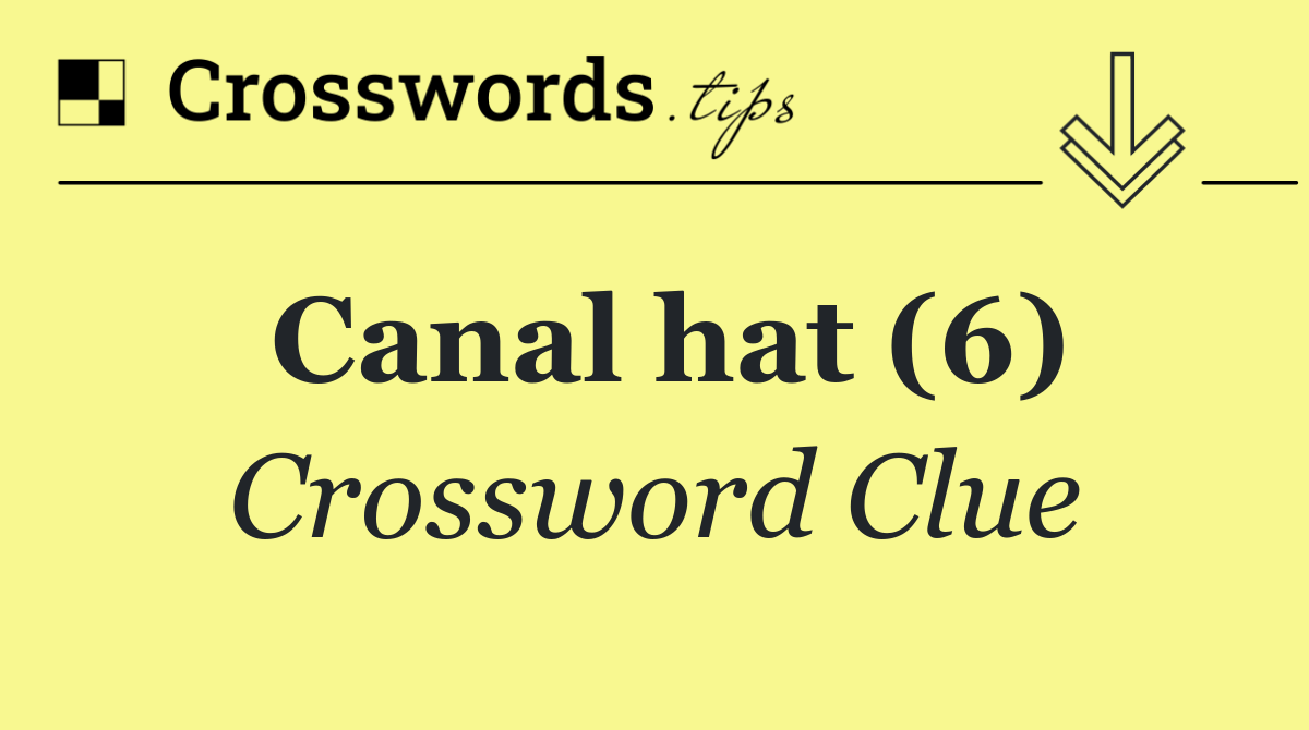 Canal hat (6)