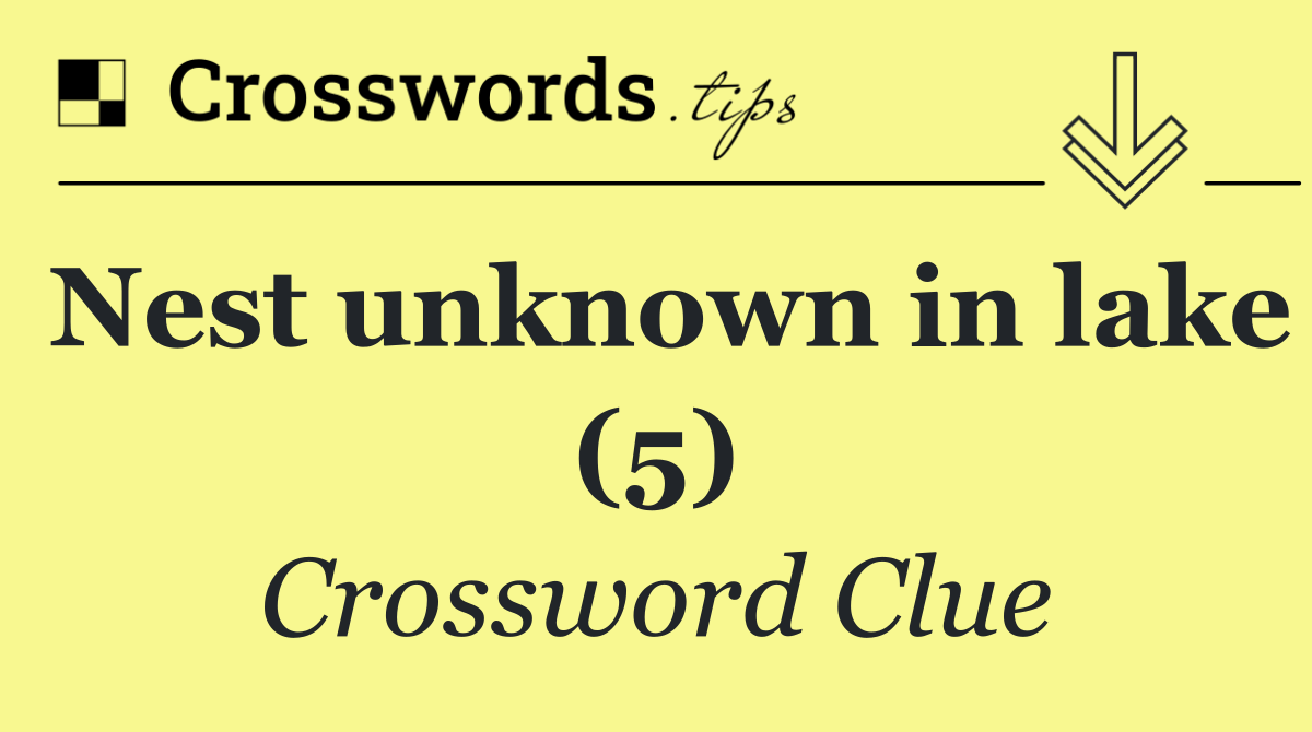 Nest unknown in lake (5)