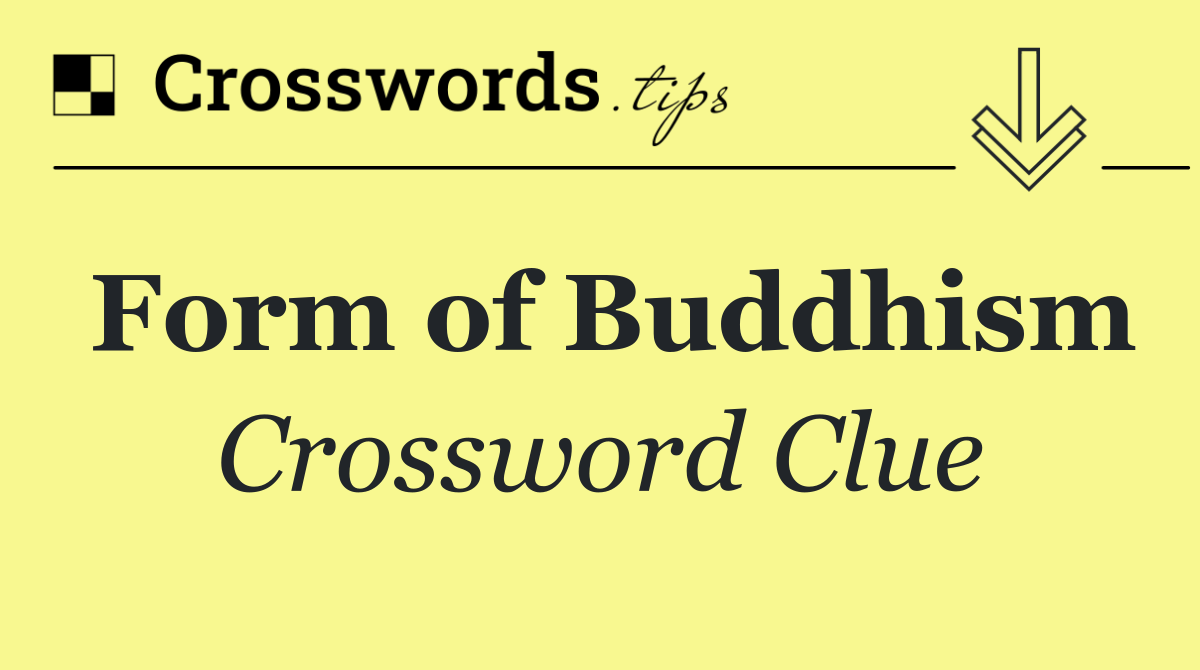 Form of Buddhism