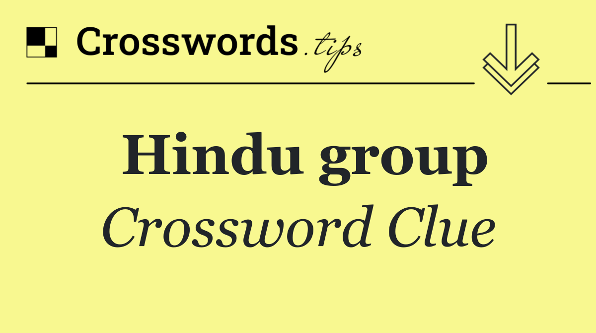 Hindu group