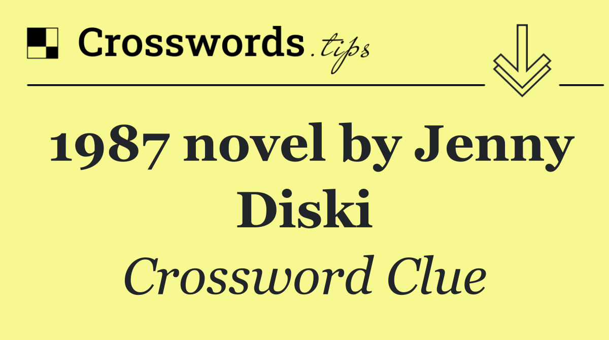 1987 novel by Jenny Diski