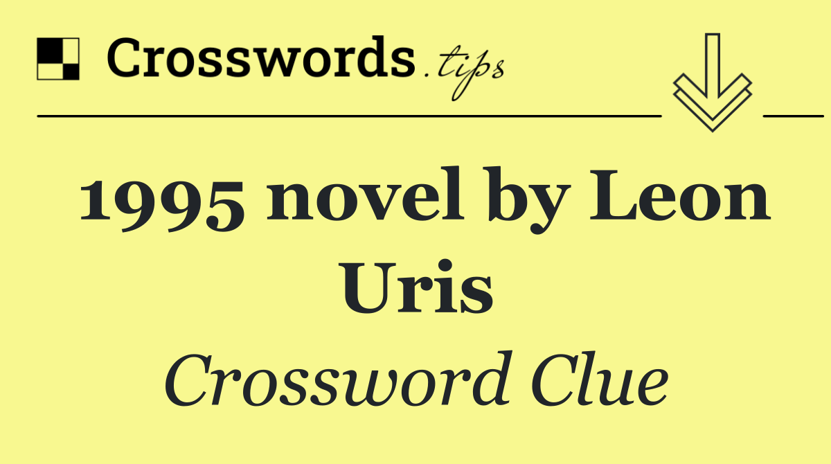 1995 novel by Leon Uris