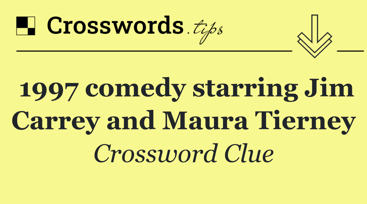 1997 comedy starring Jim Carrey and Maura Tierney