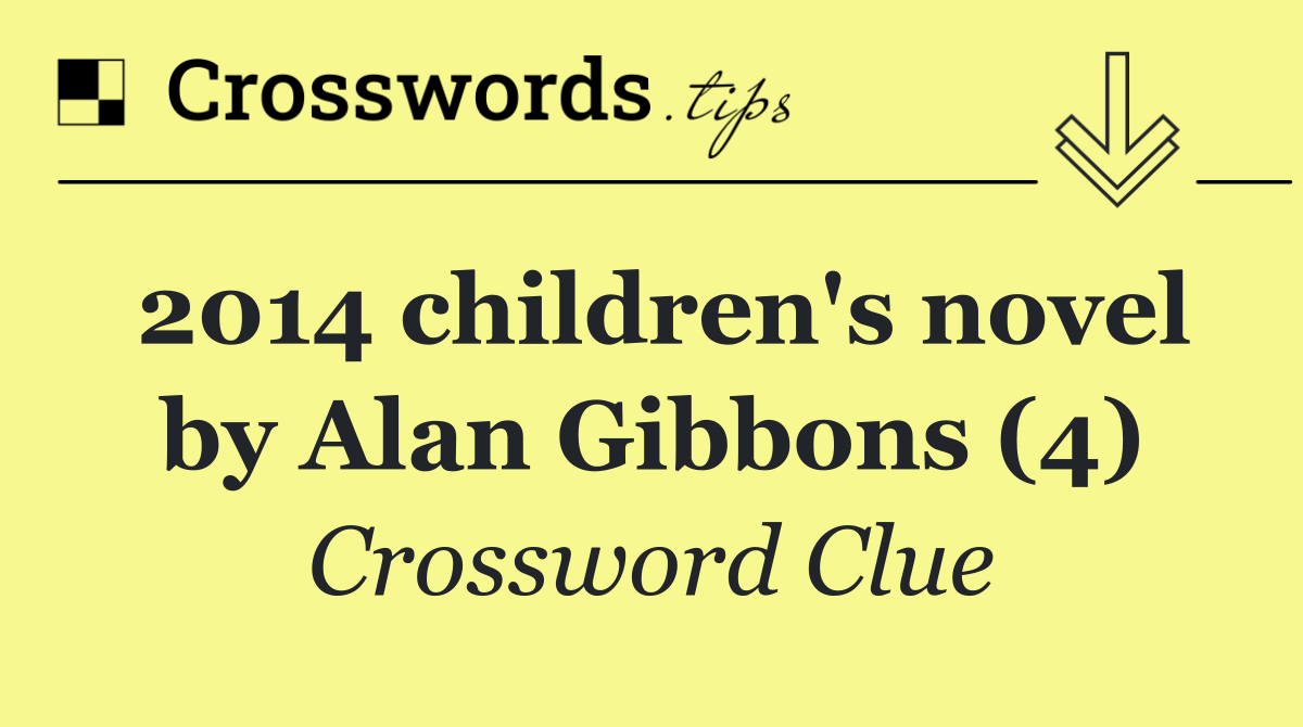 2014 children's novel by Alan Gibbons (4)