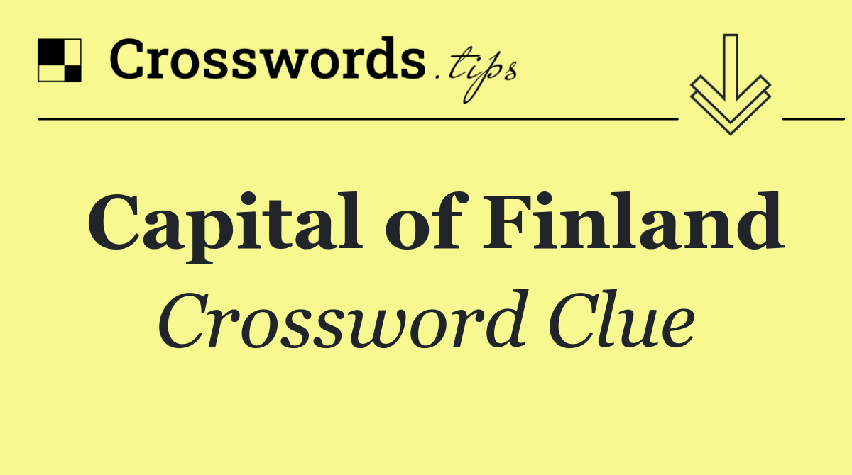 Capital of Finland