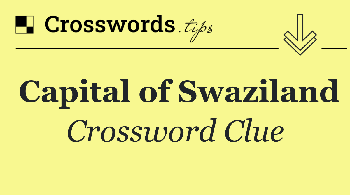 Capital of Swaziland