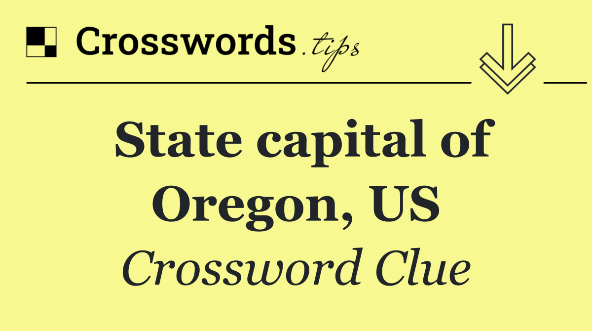 State capital of Oregon, US