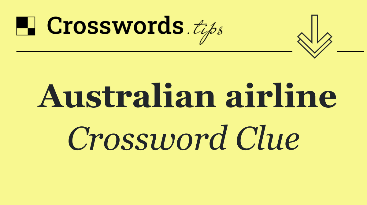 Australian airline