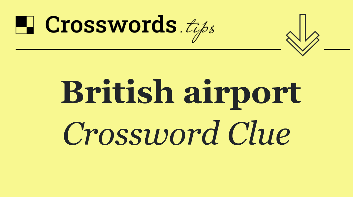 British airport