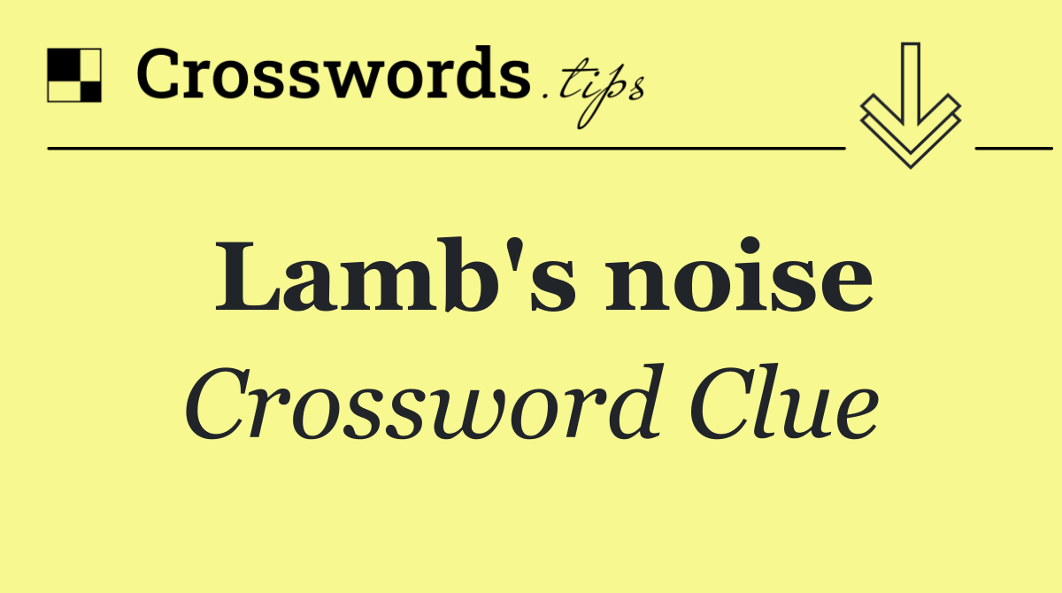 Lamb's noise