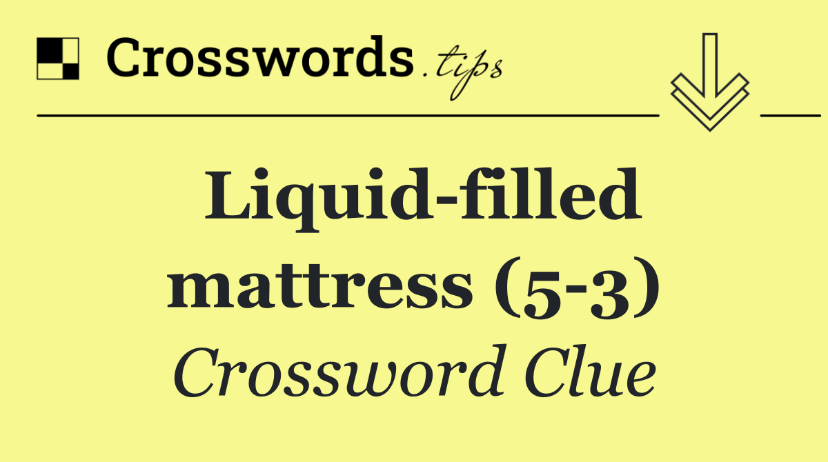 Liquid filled mattress (5 3)