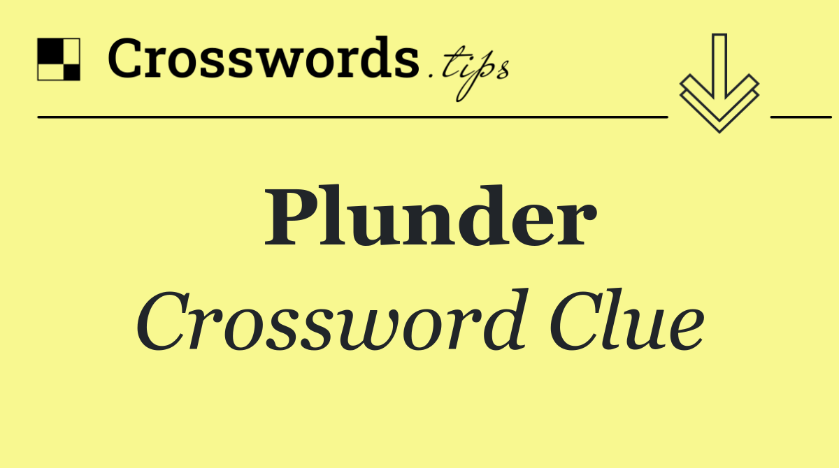 Plunder