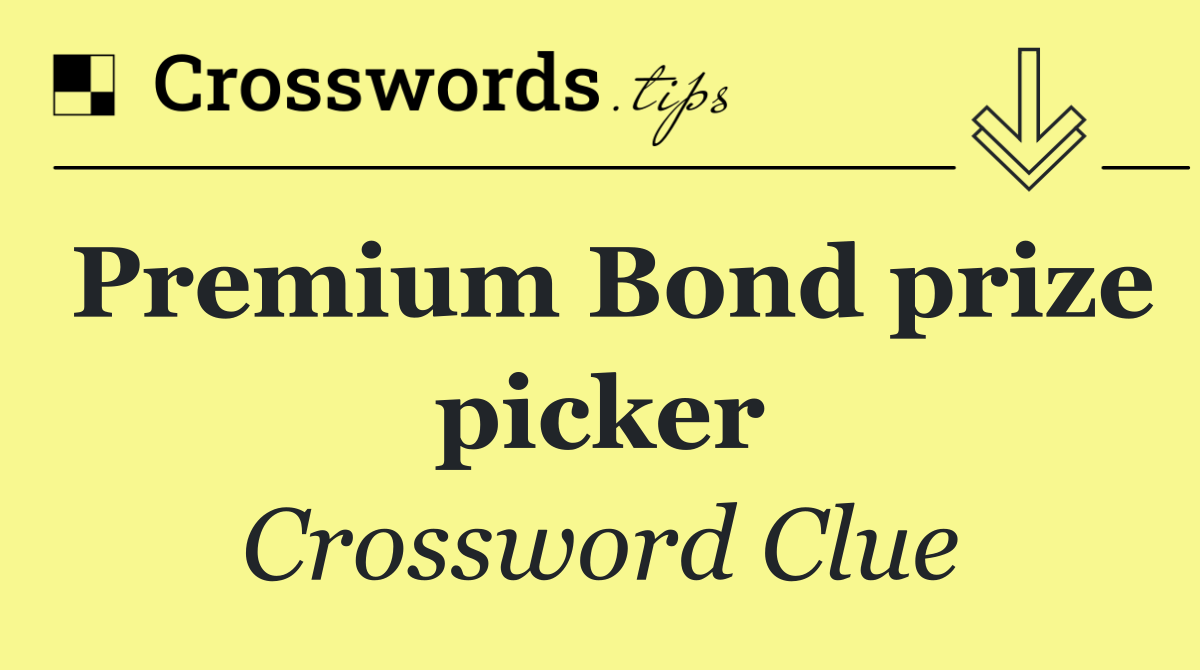 Premium Bond prize picker