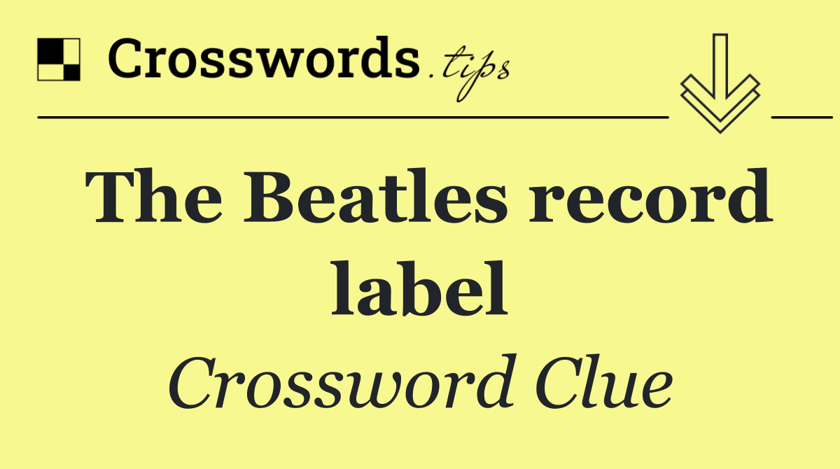 The Beatles record label