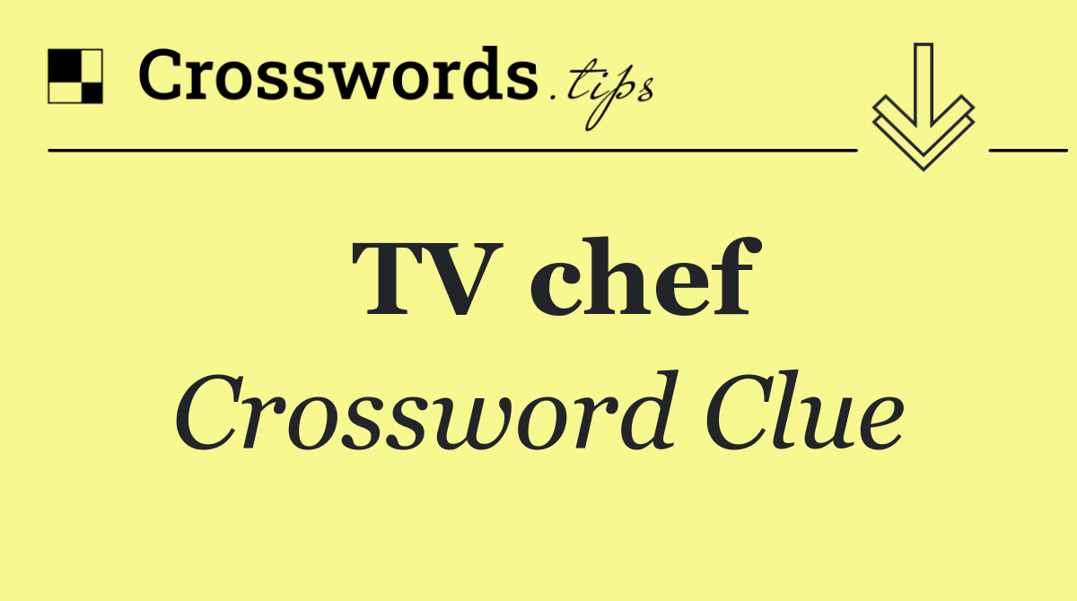 TV chef