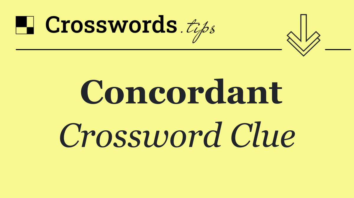 Concordant