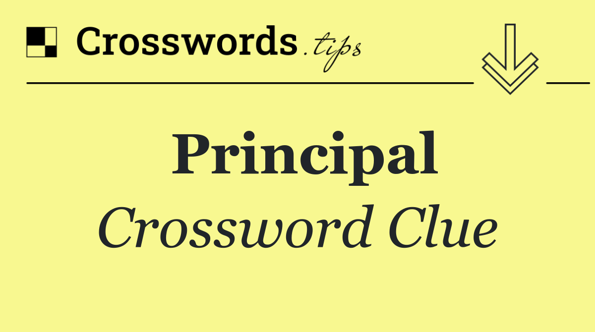 Principal