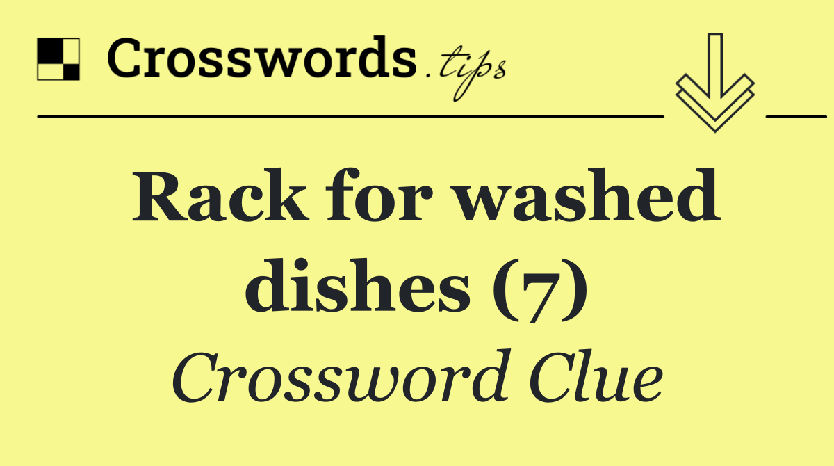 Rack for washed dishes (7)