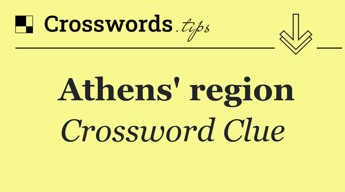 Athens' region